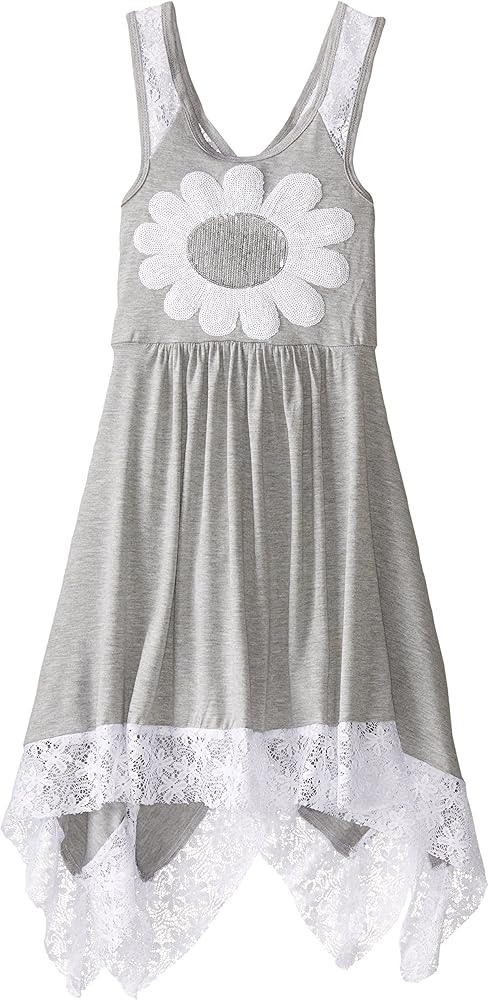 Bonnie Jean Girls' Sequin Daisy Crossback Dress