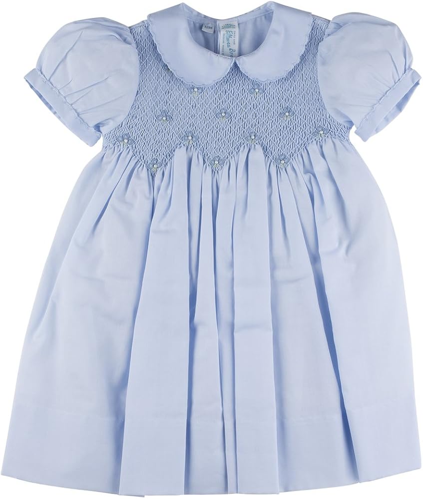 Feltman Brothers Smocked Dress with Pearls