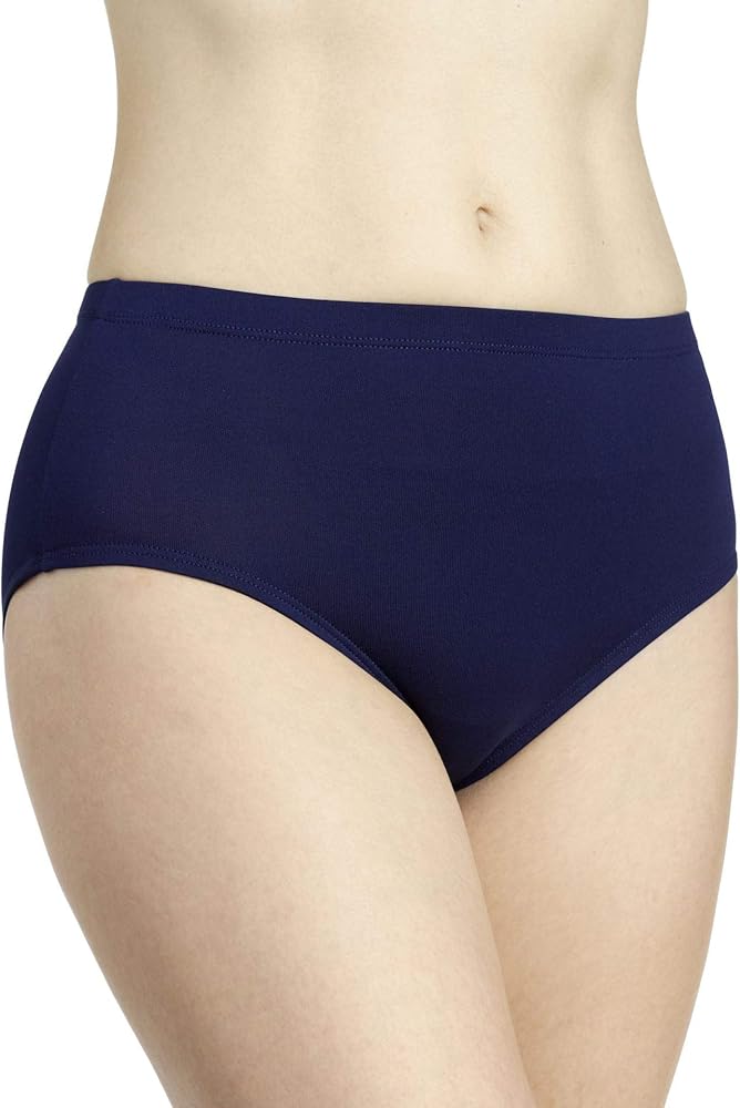 Bodywrappers Girls' Athletic Brief, Navy, 6X-7