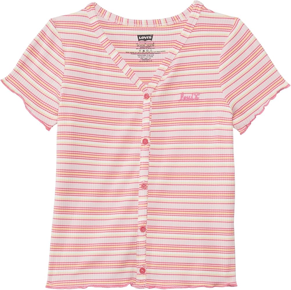 Levi's Girls' Rib Knit Top (Big Kid)