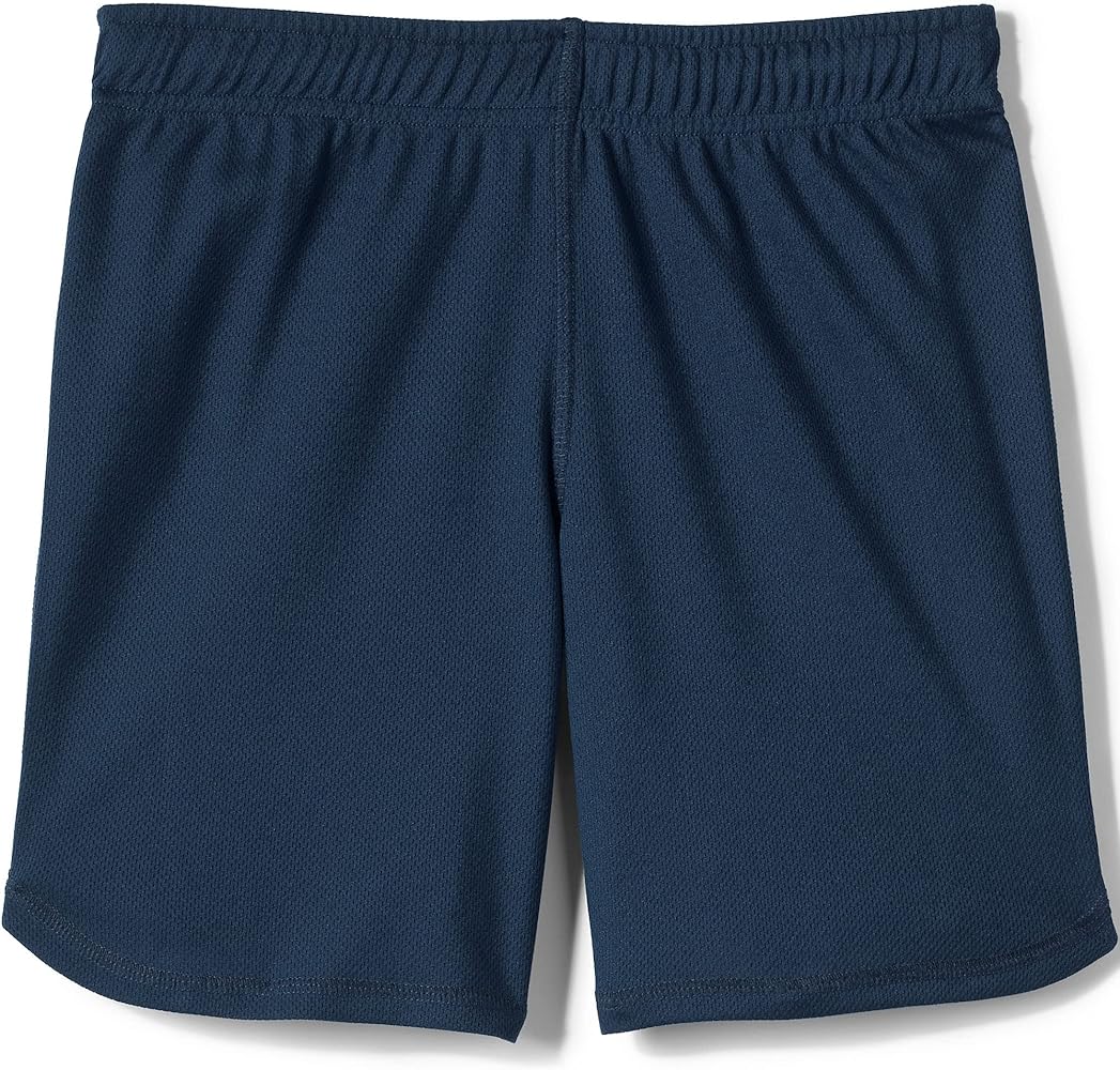 Lands' End School Uniform Girls Mesh Gym Shorts