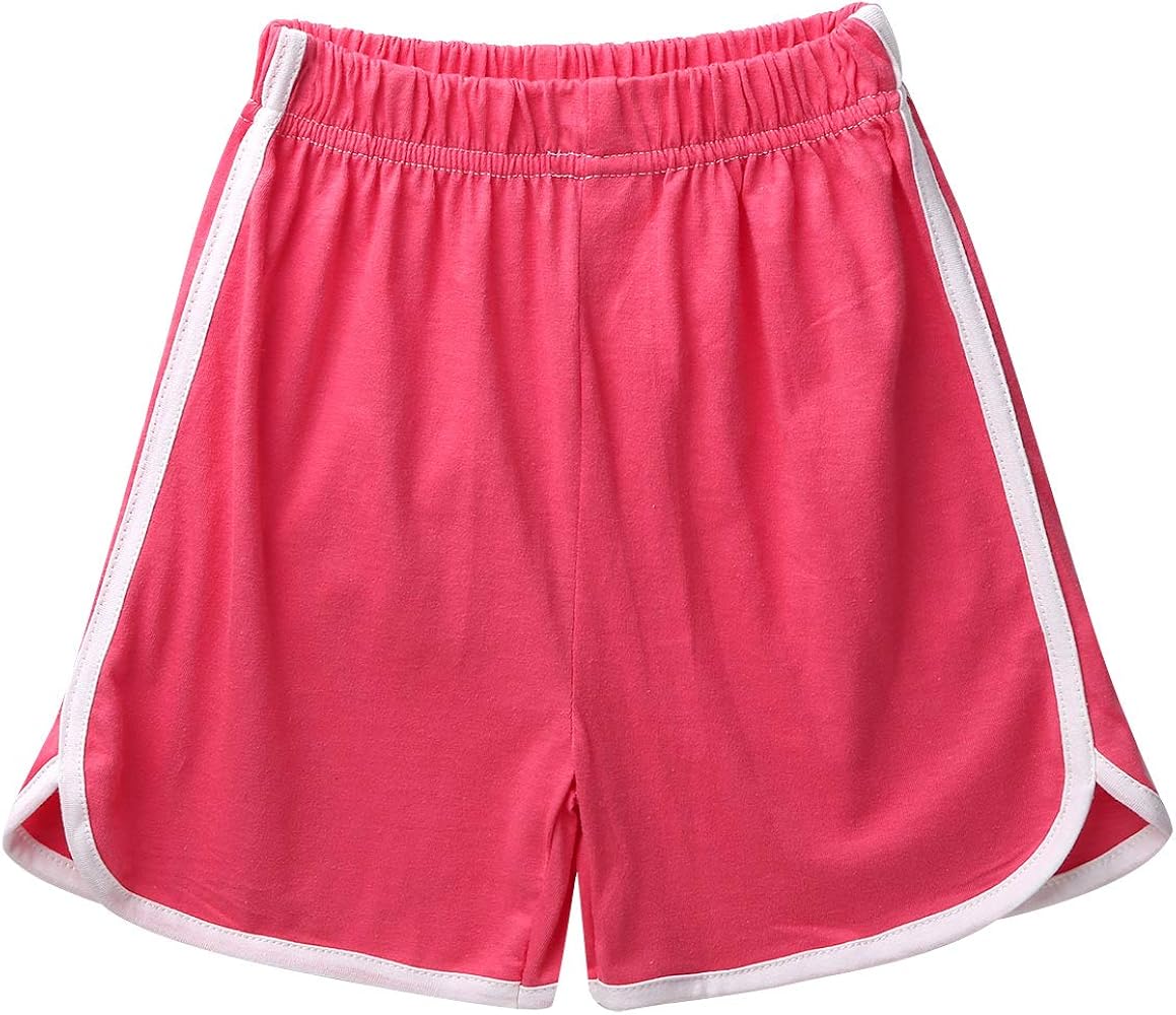 iiniim Girls Elastic Waistband Stretch Gymnastics Ballet Dance Shorts Sports Yoga Cycling Running Shorts Hot Pants