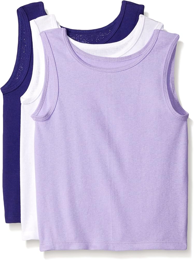 Fruit of the Loom Toddler Girls 3 Pack Toddler Tank - Assorted