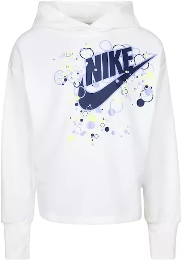 Nike Girls lightweight Dream Chaser Pullover Hoodie Shirt (4, Sail)