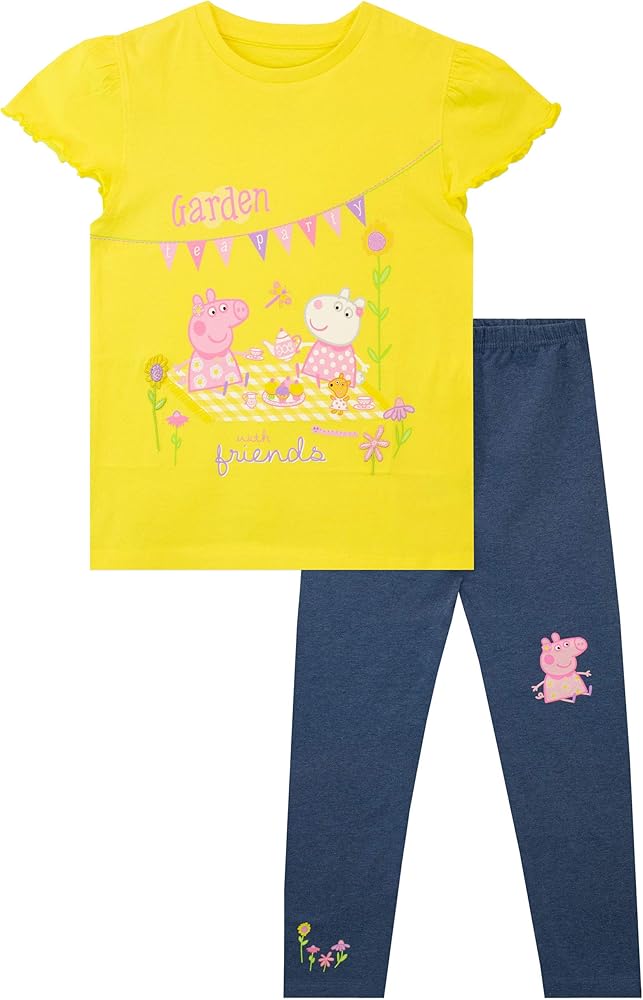 Peppa Pig Girls' Top & Leggings Set