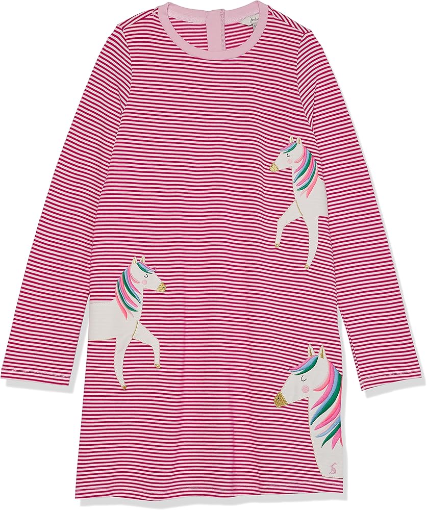 Joules Girls' Long Sleeve Dress