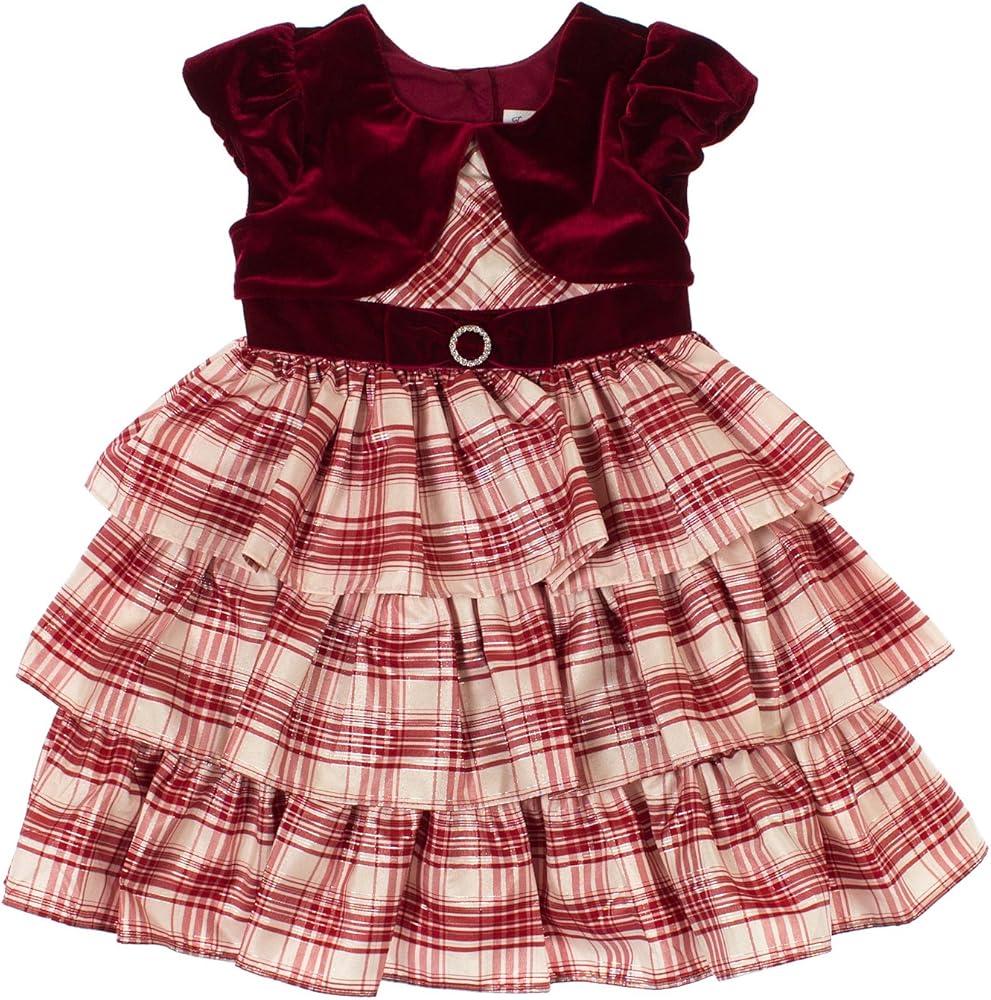 Girls 2-6X Tiered Party Dress