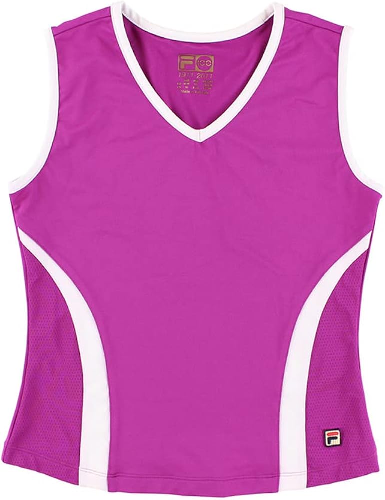 Fila Sleeveless V Neck Athletic Top Girls Active Shirts & Tees