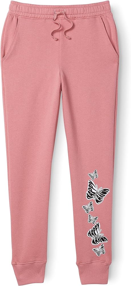 Happy Nation Girls Jogger Fleece Sweatpants