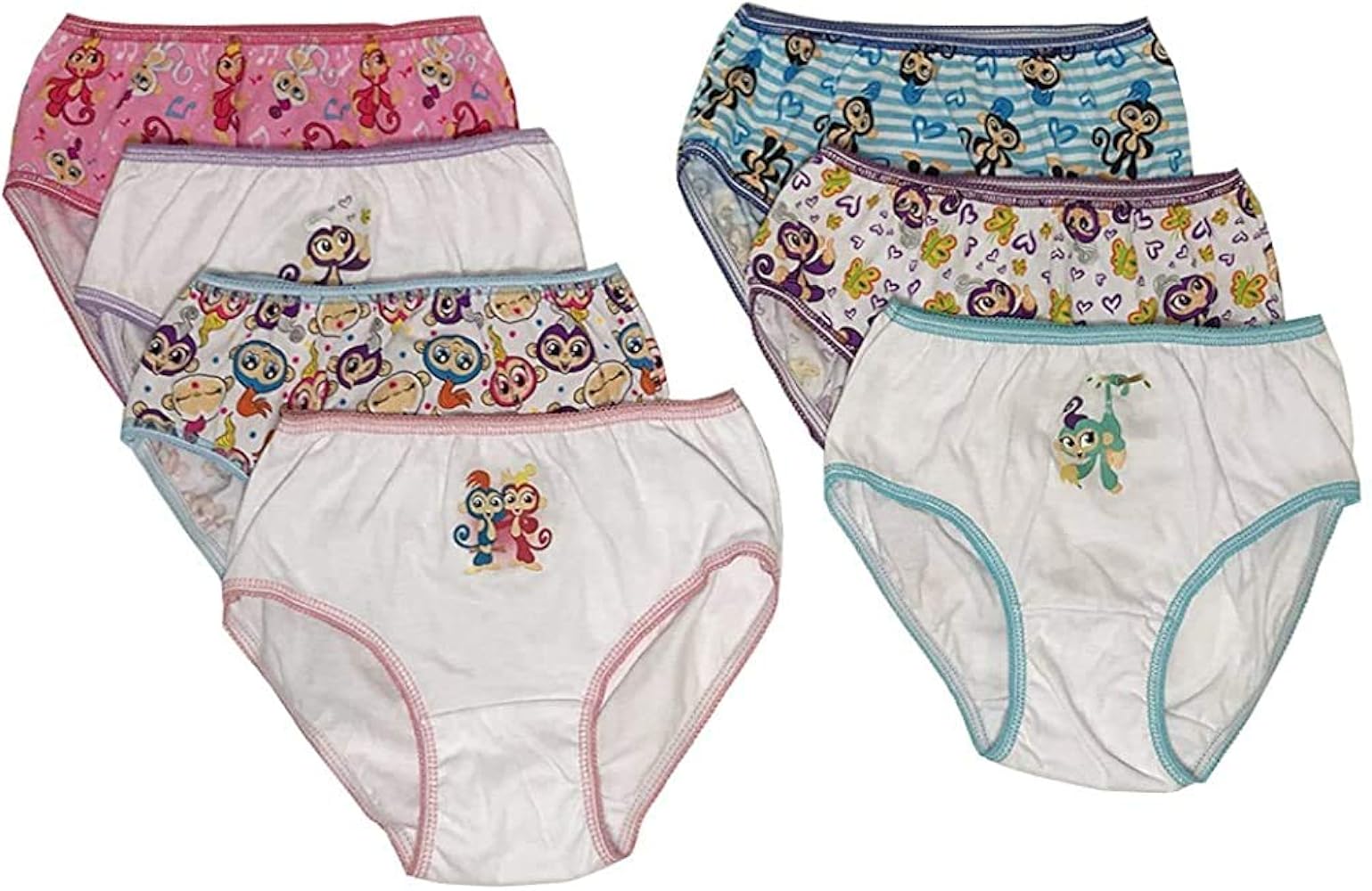 Handcraft Girls' 7-Pack Underwear Panty