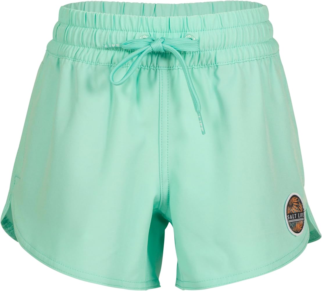 Salt Life Girls' Wanderlust Youth Classic Fit Volley Shorts