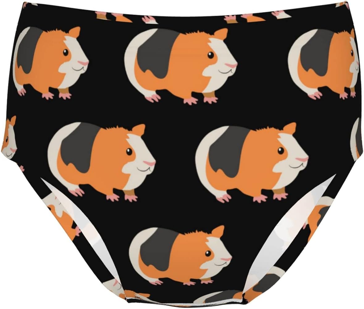 Guinea Pig Girls Underwear Girl'S Briefs Cotton Toddler Triangle Underpants Soft Cute