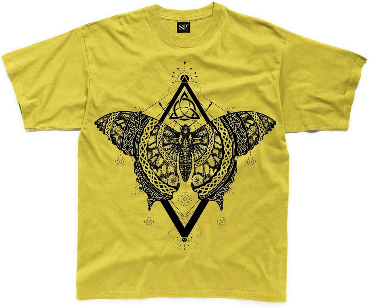 Celtic Butterfly Design Tattoo Hipster Large Print Kids Children's T-Shirt