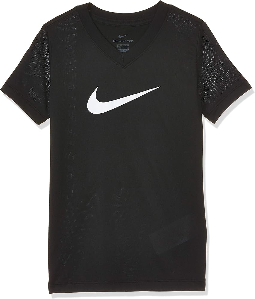 Nike Girls Dry Legend Swoosh V-Neck Tee (Little Kids/Big Kids)