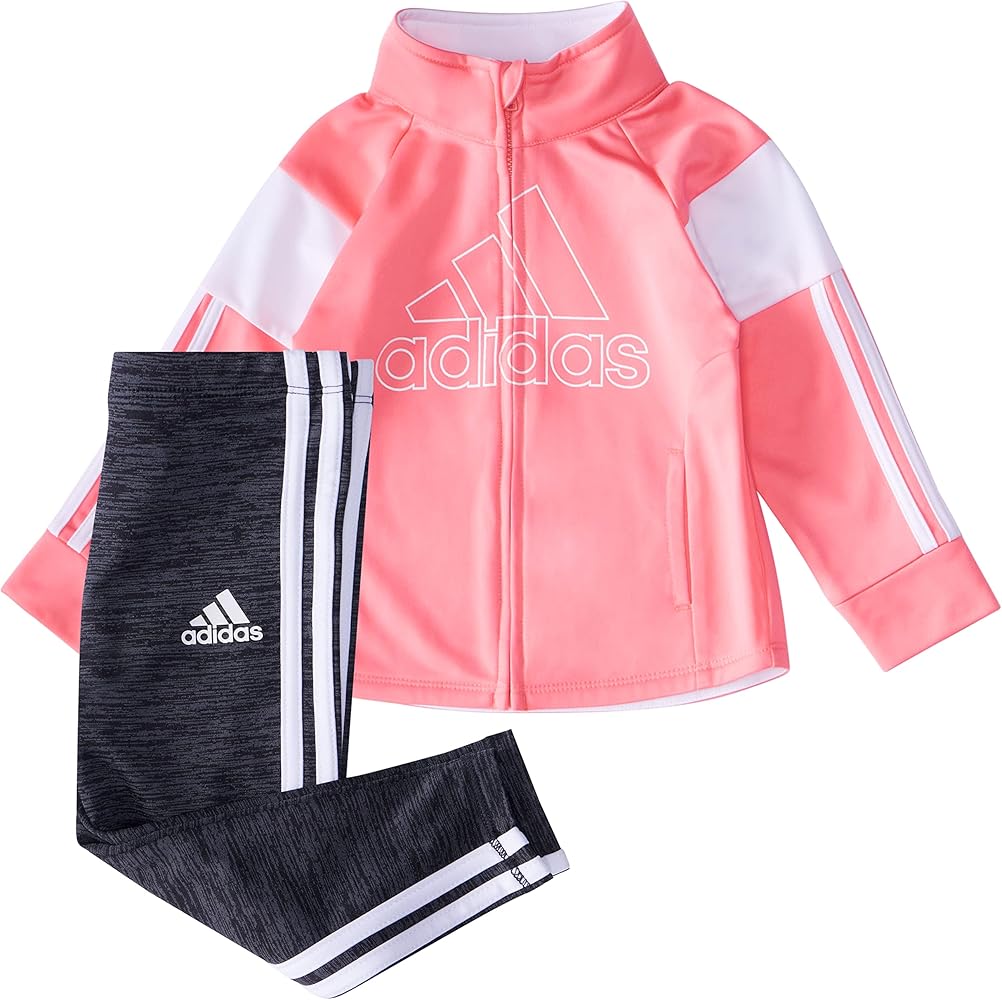 adidas girls 2 Piece Tricot Jacket & Tight SetLeggings