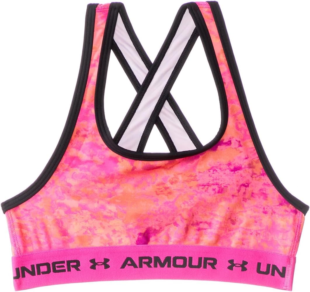 Under Armour Girl's Cross-Back Mid Printed (Big Kids)