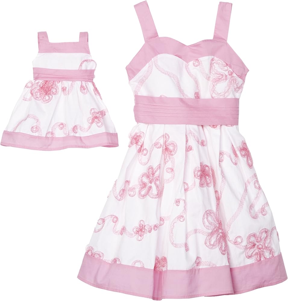 Dollie & Me Little Girls' Soutache Dress