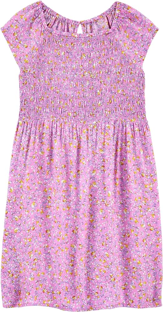 OshKosh B'Gosh Girls' Dress, Pink Floral Print, 10