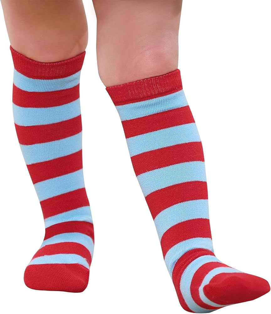 Zando Toddler Soccer Socks Baseball Softball Football Socks Tube Athletic Socks Uniform Socks Knee High Socks for Girls