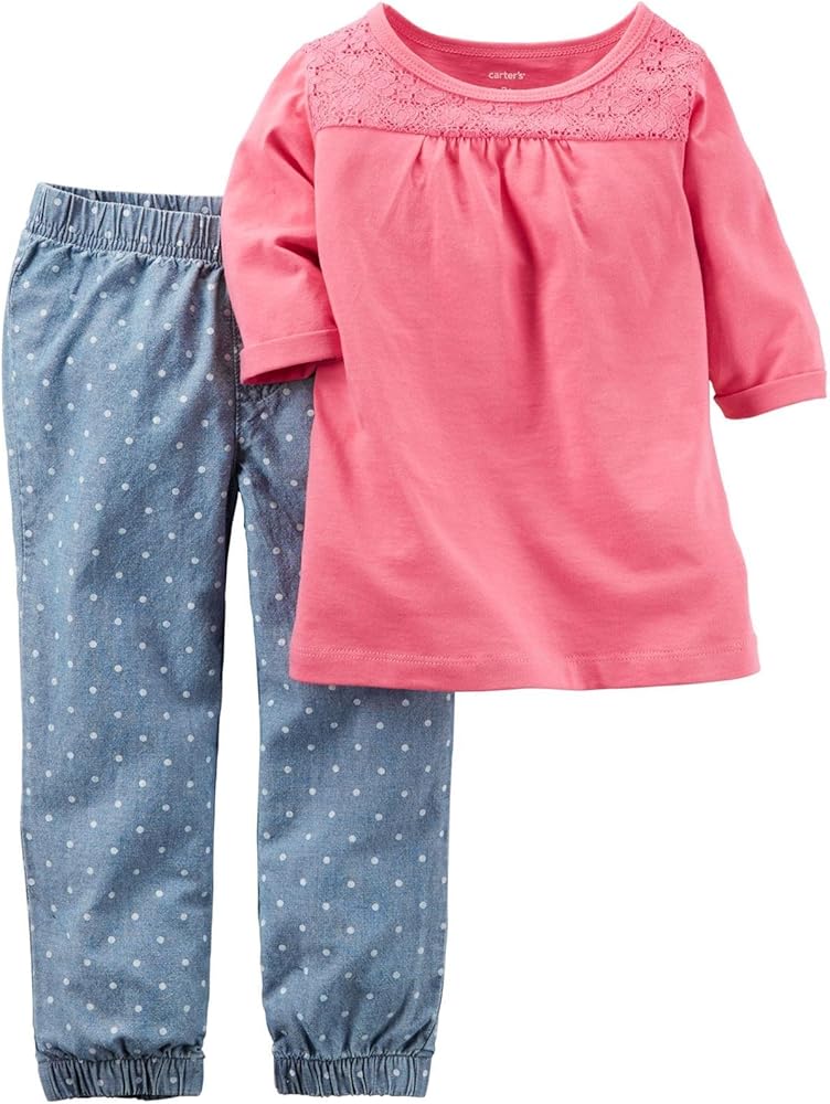 Carter's girls 2 Pc Playwear Sets 259g288