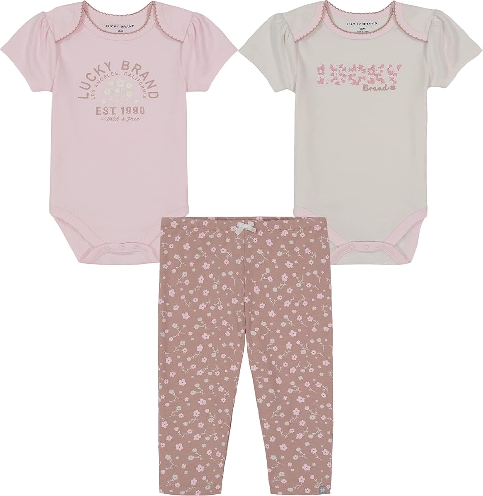 Lucky Brand Baby Girls 3 Pieces Pant Set3 Pieces Pant Set