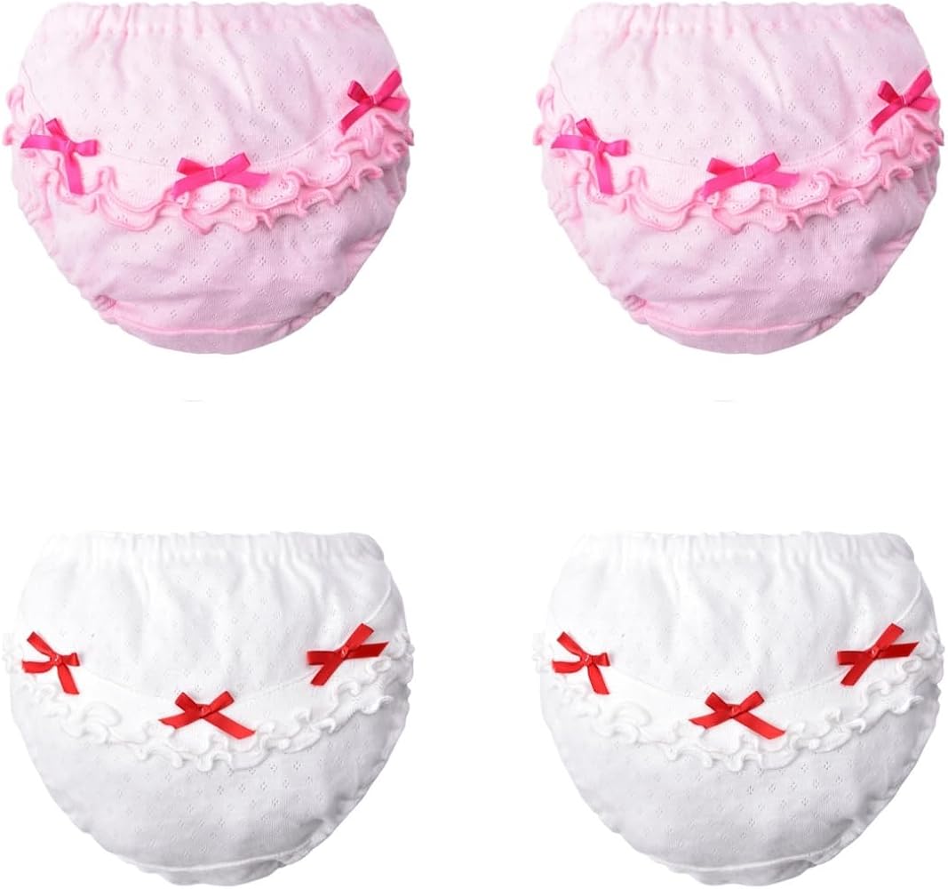 JIEYA Baby Girls Cotton Underwear Breathable Panties,pack of 2