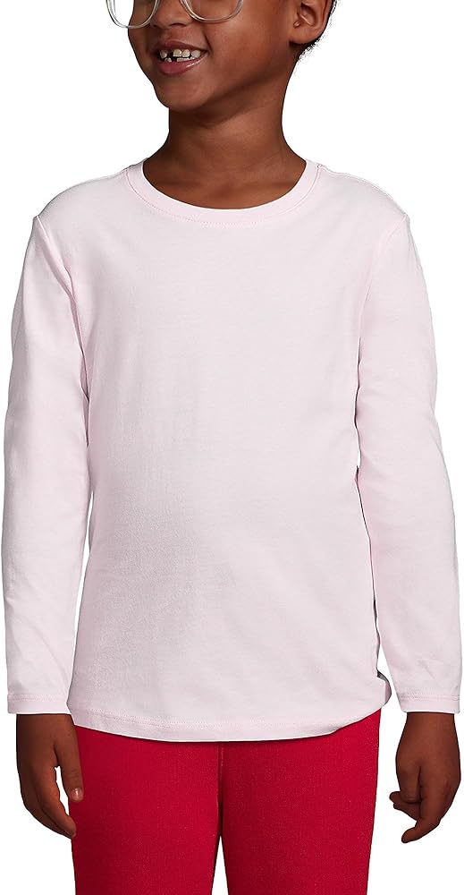 Lands' End School Uniform Girls Long Sleeve Essential T-Shirt