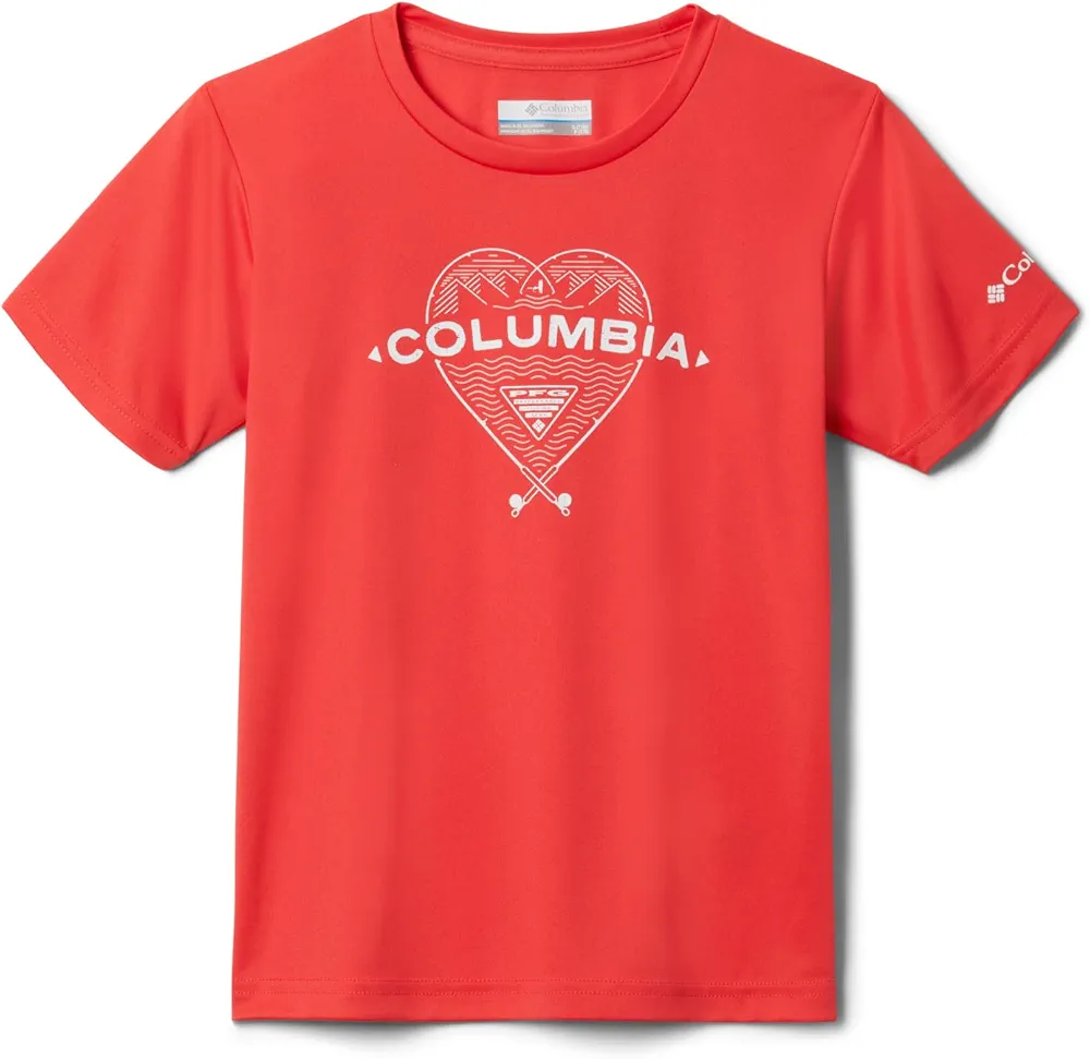 Columbia Girls' Y Tidal Tee Pfg Heart Ss