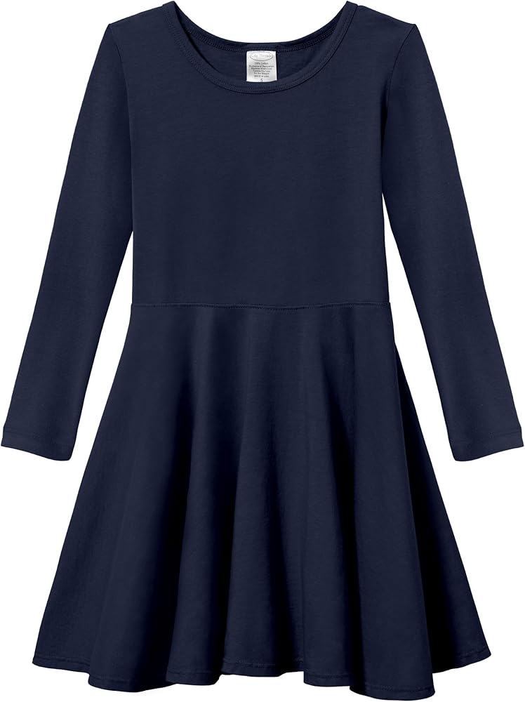 City Threads Girls Twirly Skater Party Dress - All Cotton Made in USA