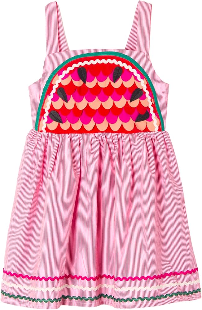 Toddler Girls Summer Dresses Sleeveless Spaghetti Strap Cut Out Casual Twirly Embroidery Dresses