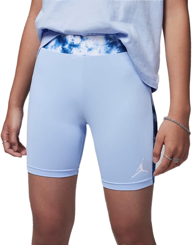 Jordan Girl's Cloud Dye Blocked Bike Shorts (Little Kids/Big Kids)