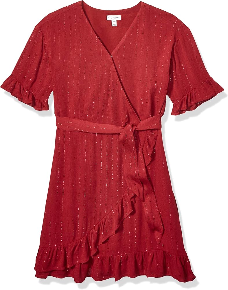 love, FiRE Girls' Big Woven Tie Dress