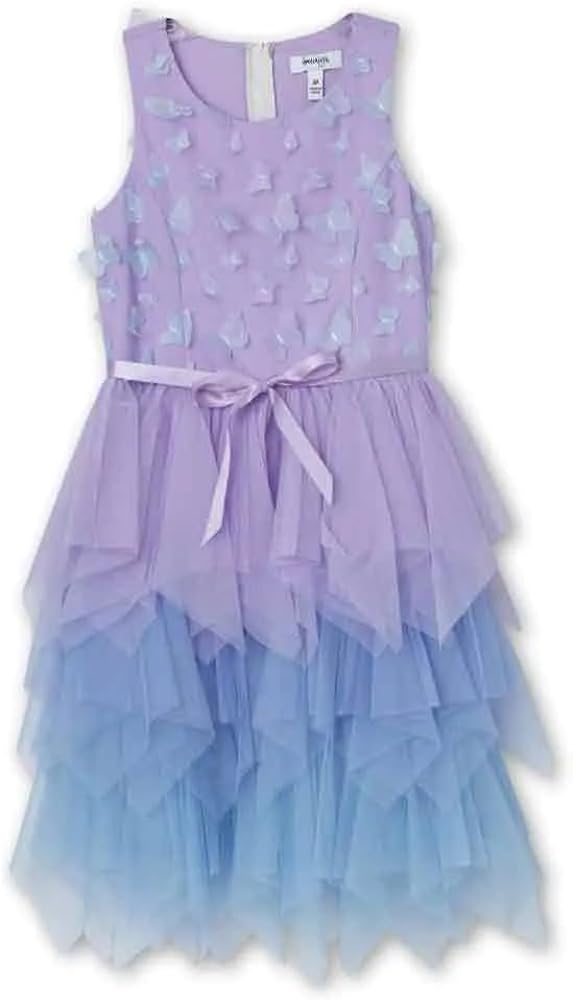 Speechless Girls' Sleeveless 3D Butterfly Fairy Party Dress