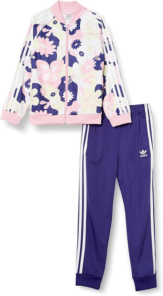 adidas Originals Girl's Flower Printed Superstar Set