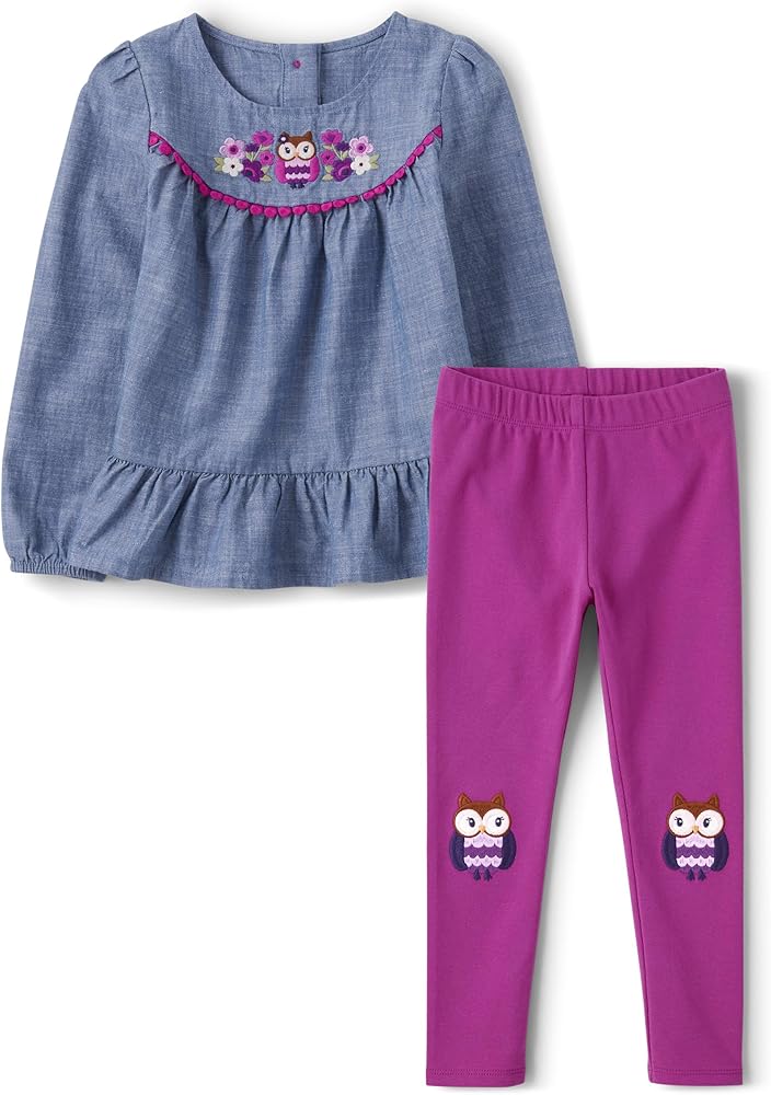 Gymboree Girls Shirt and Pants, Matching Toddler Outfit