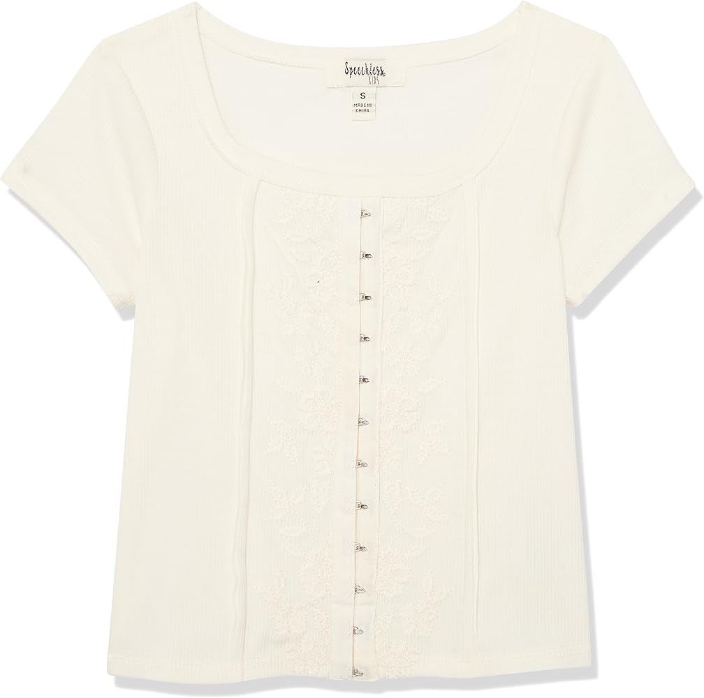 Speechless Girls' Corset Rib Top