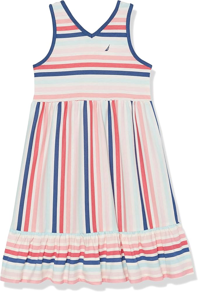 Nautica Girls' Short Sleeve Legacy Tee Dress