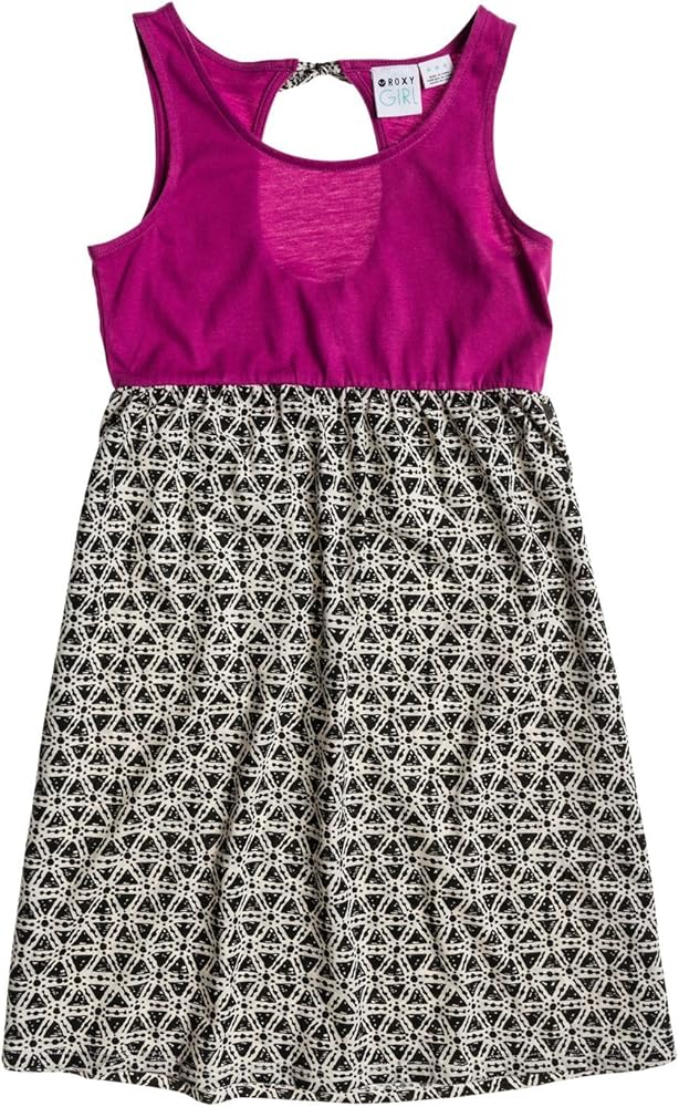 Roxy Big Girls' Beaming Shadow Dress with Back Cut-Out