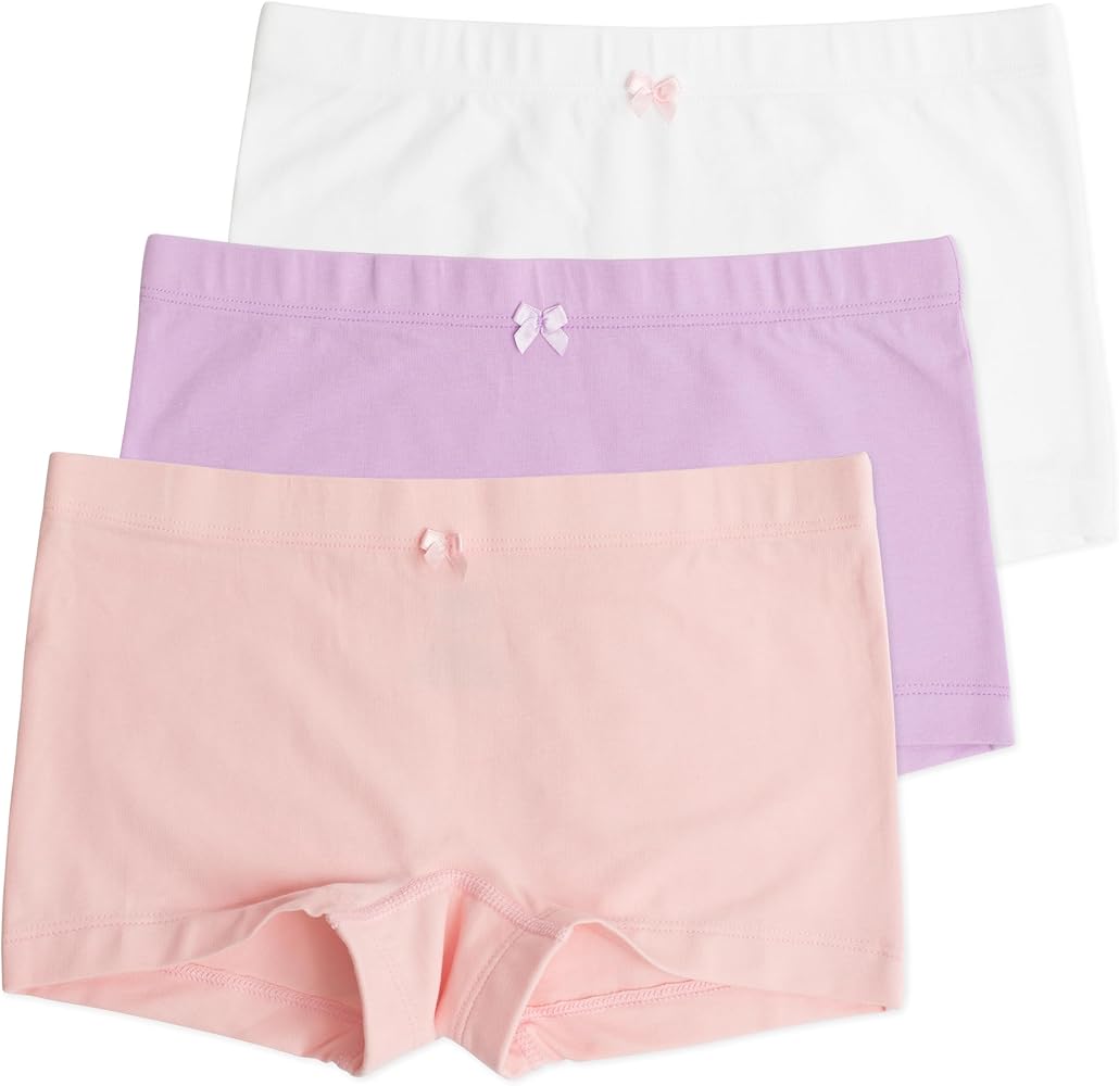 Lucky & Me Girls Undershorts for Under Dresses and Uniforms, Sophie Shortie 3 Pack