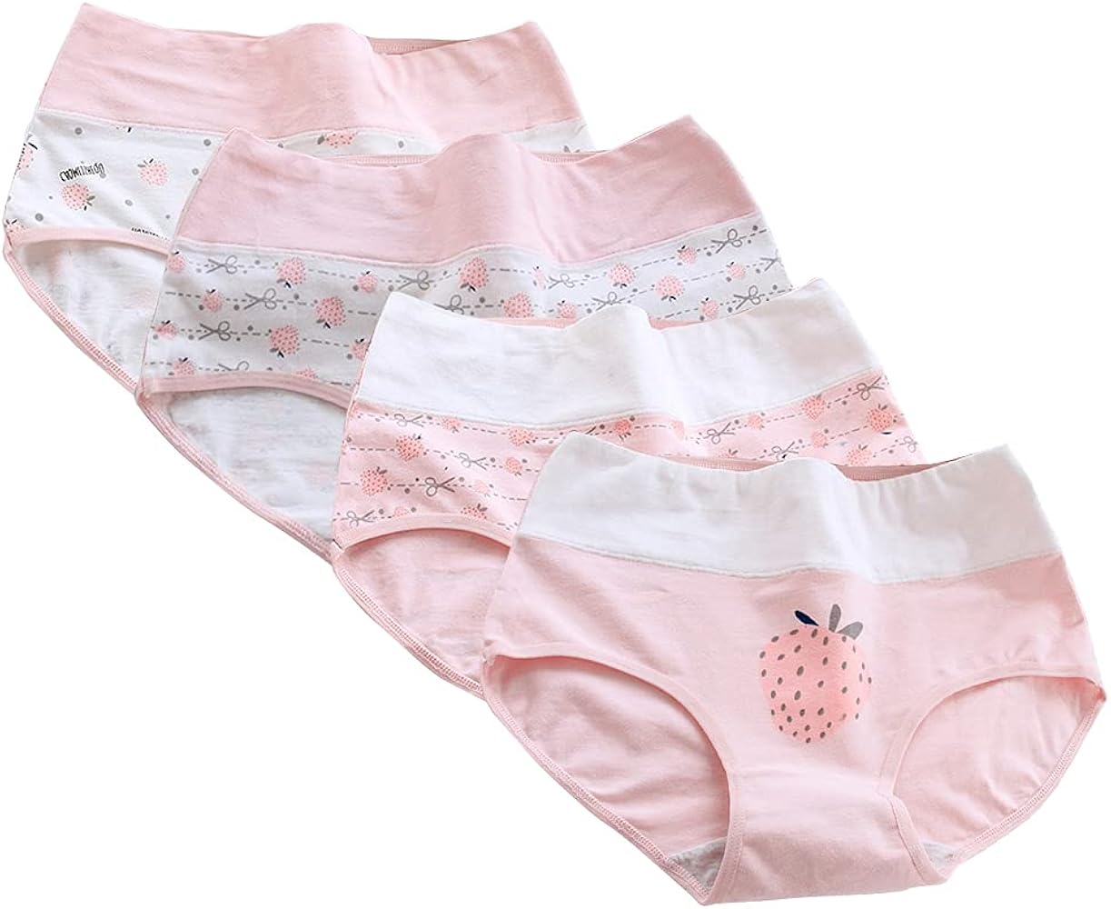 Briefs pack Teen Girls Underpants Cotton Soft Panty Print Candies