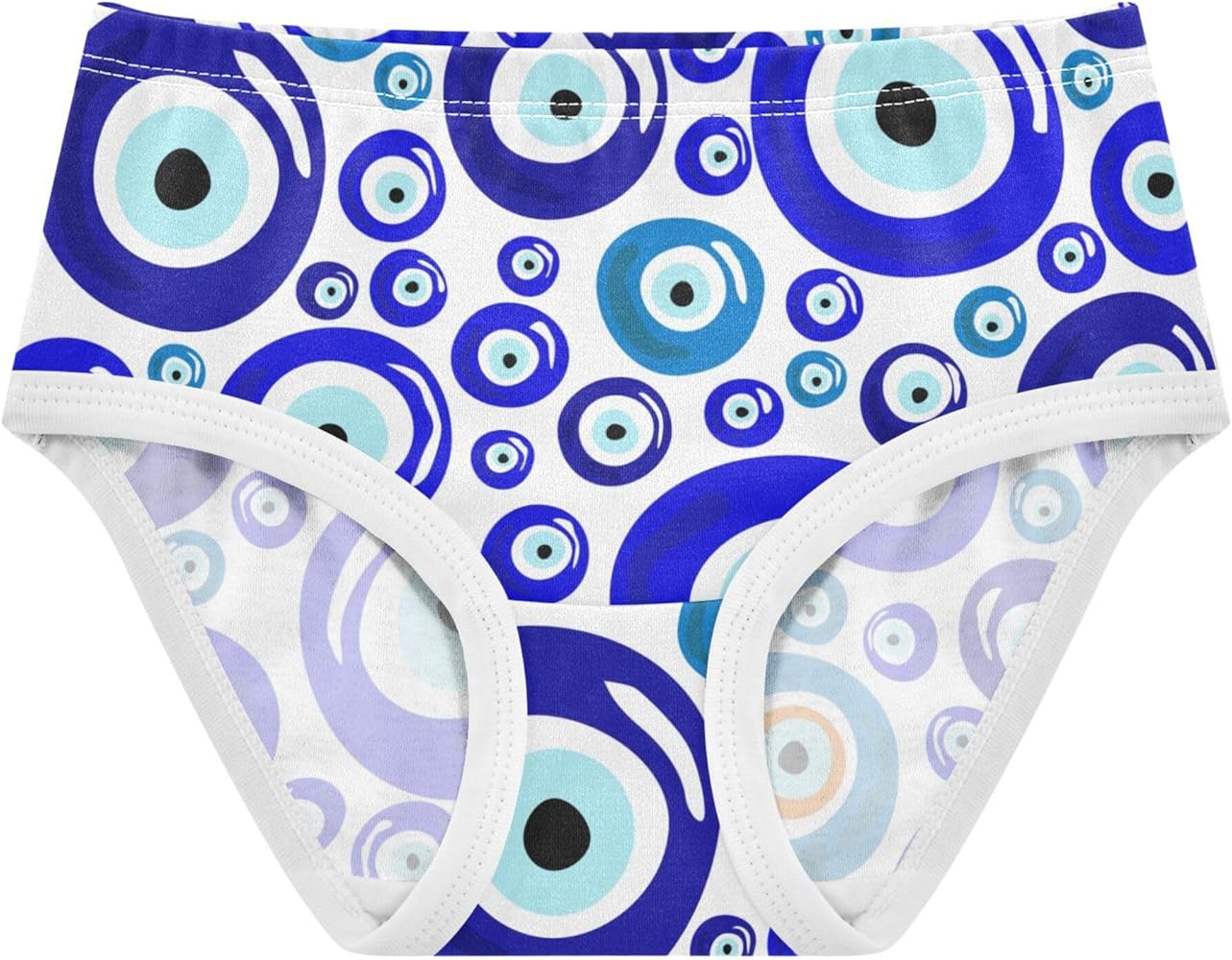 Fisyme Girls Underwear Soft Breathable Comfort Cotton Kids Toddler Panties