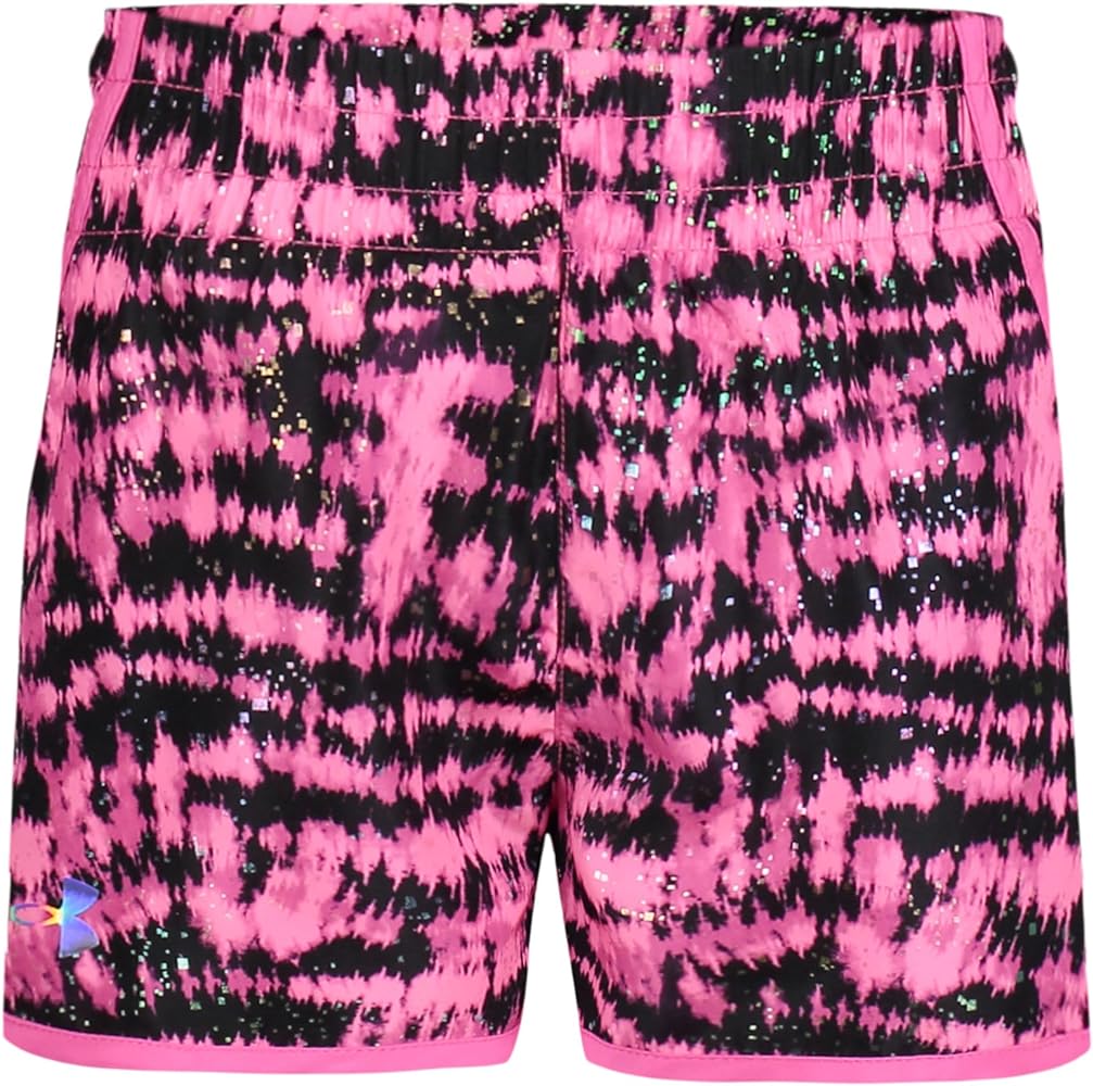 Under Armour Girls' Fly by Short, Elastic Waistband, Logo Detail, Lightweight