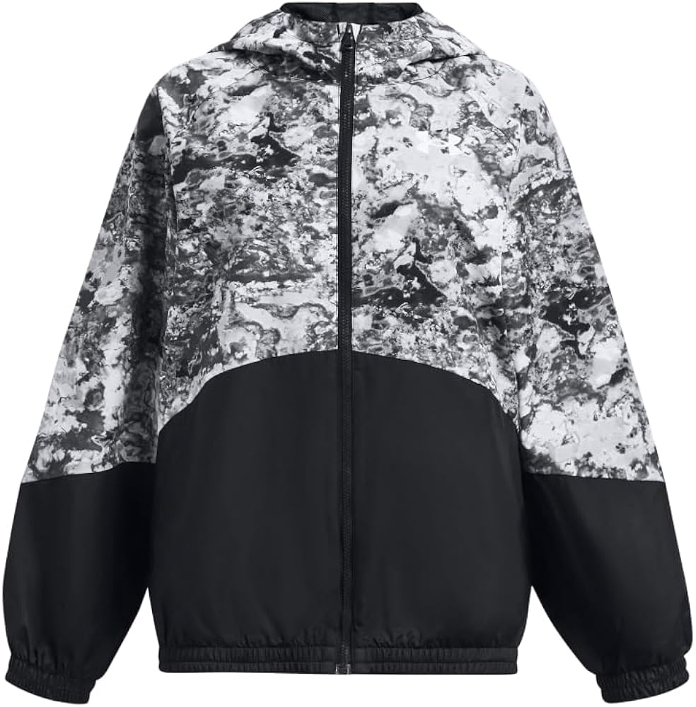 Under Armour Girls' Woven Full-Zip Jacket