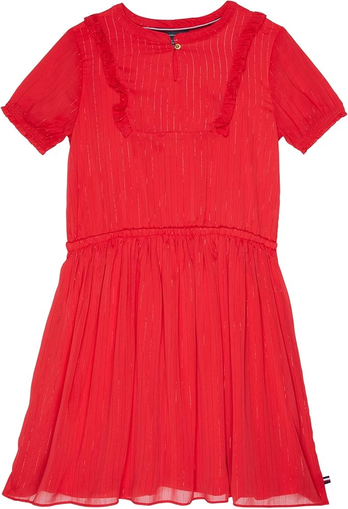 Tommy Hilfiger Girl's Short Sleeve Special Occasion Dress