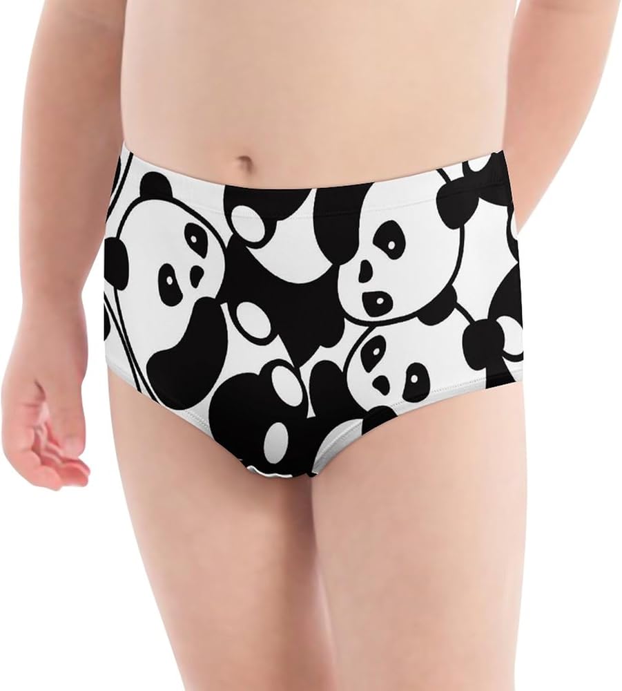 Cute Panda Girls Underwear for Teens Ages 4-16 Soft Girls Panties 6 ﻿