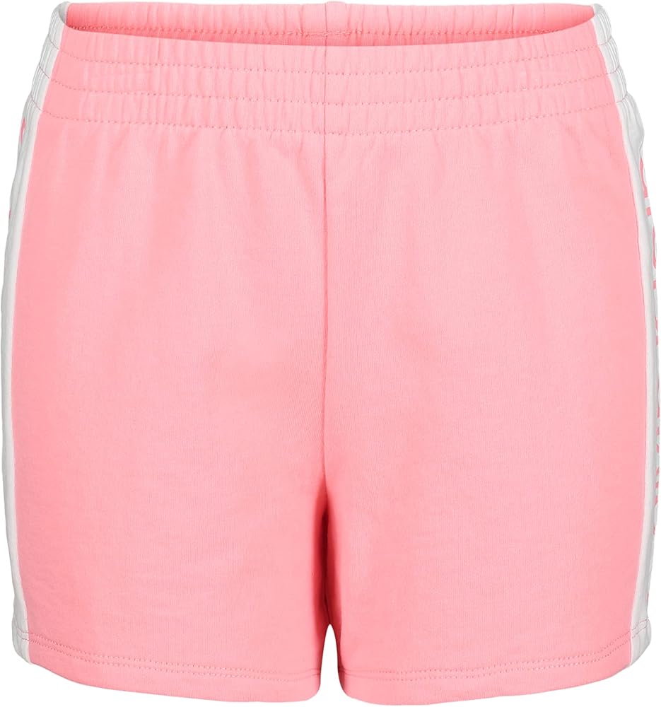 Calvin Klein Girls' Performance Running Shorts, Quick-Drying Mesh, Elastic Waistband & Pull-on Style