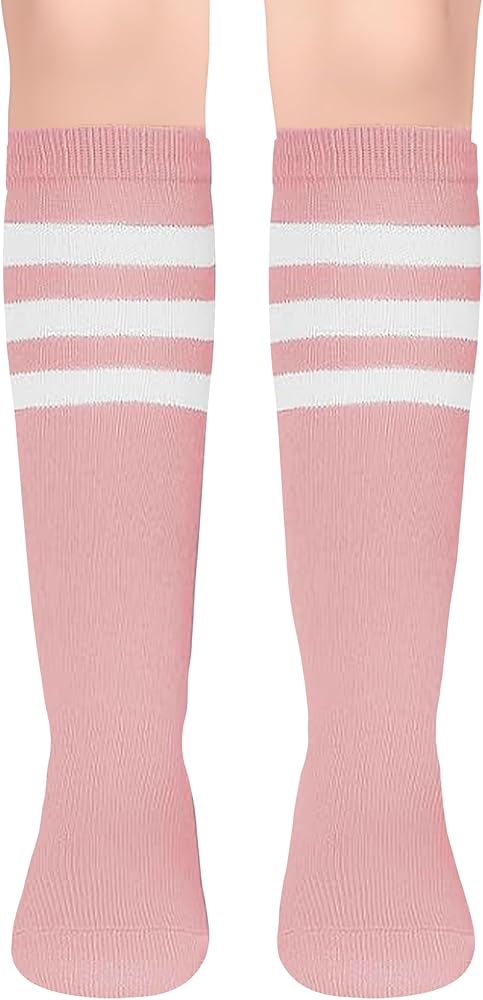 Kids Soccer Socks football Toddler Knee High Tube Stocking basketball Boys Girls Stripes Toddler Knee High Socks